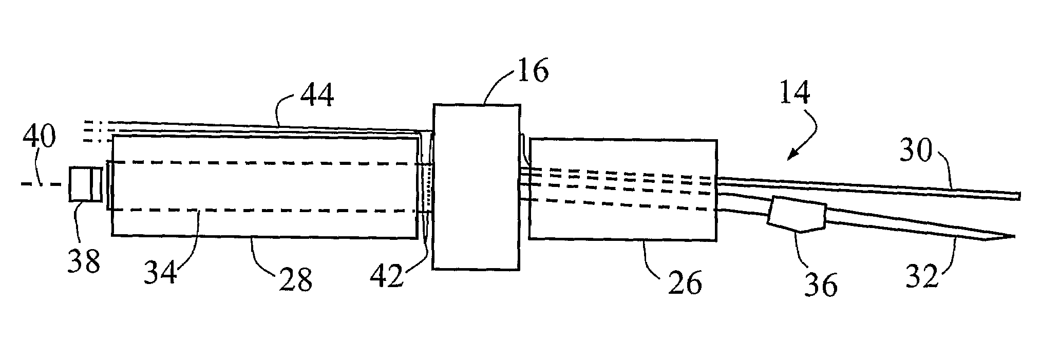 Tuning-fork-type scanning apparatus with a counterweight