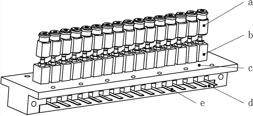 Composite material guiding and shearing integrated device