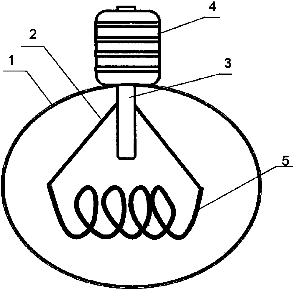 Manufacturing technology for bent LED filament and bulb with bent LED filament