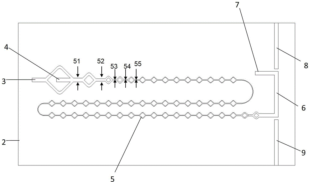 Micro-mixing detecting chip