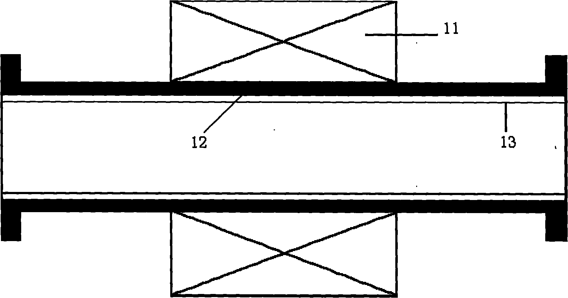 Complex-terrain long-distance iron ore concentrate conveying pipeline multi-level demagnetizing system