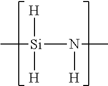 Inorganic polysilazane resin