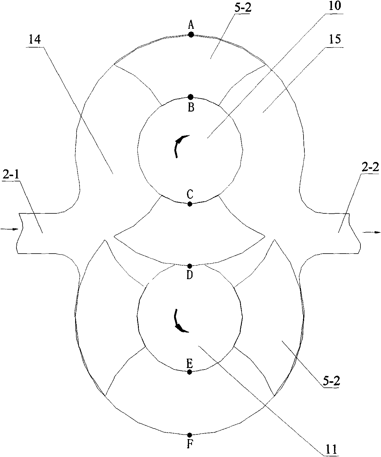 Gather and delivery pump set for thick oil containing sand