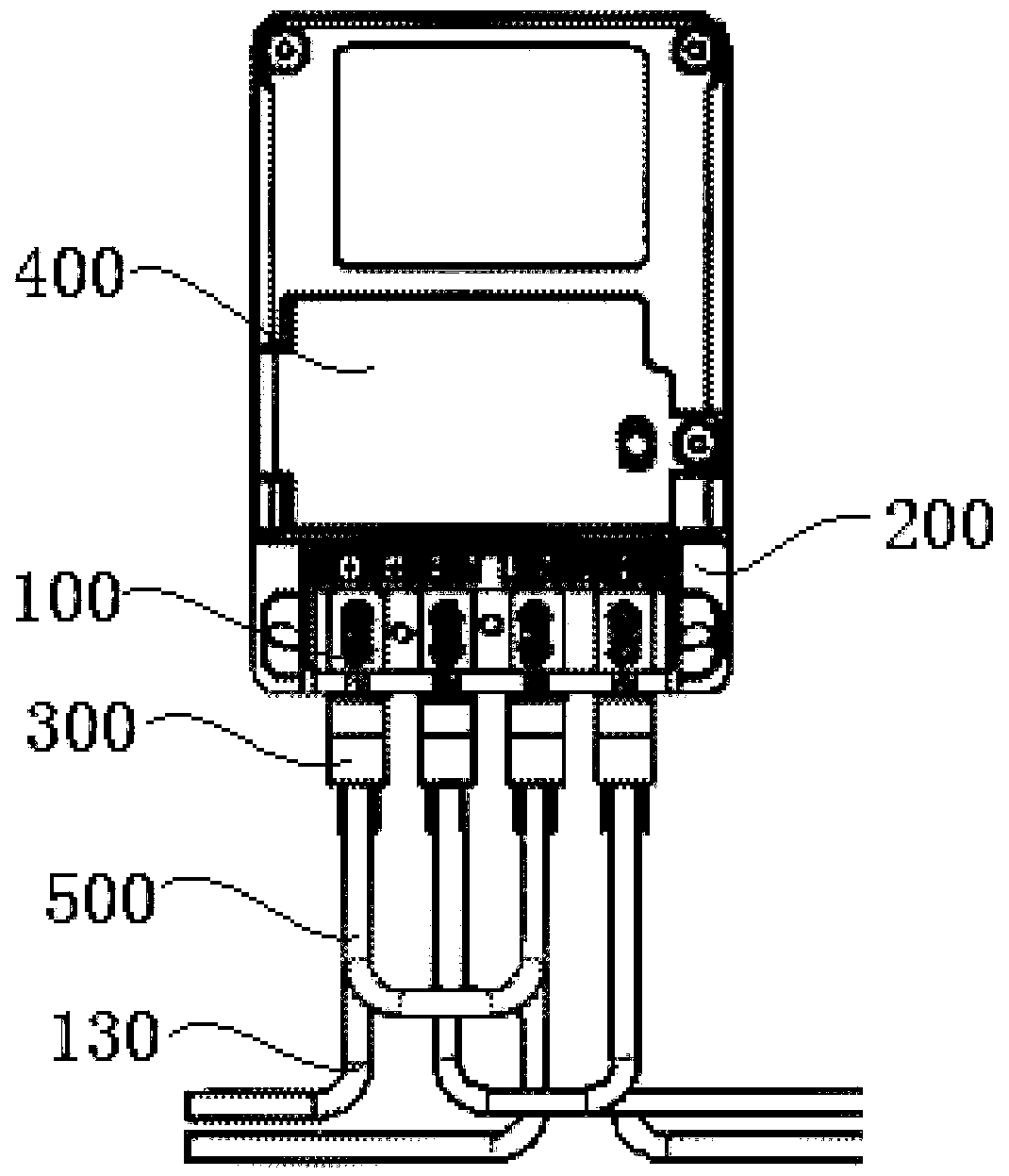 Method for short circuit replacement of electric energy meter