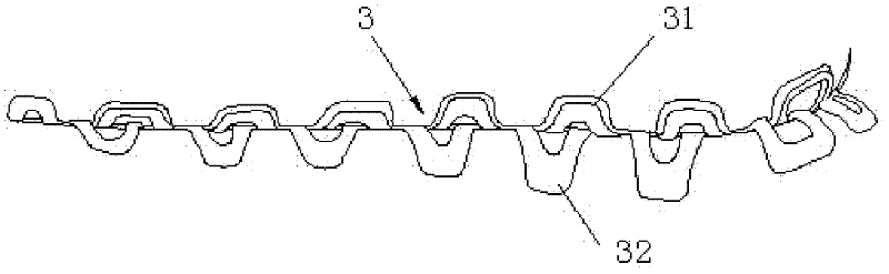 Damping and torsion-resisting element for shoe sole