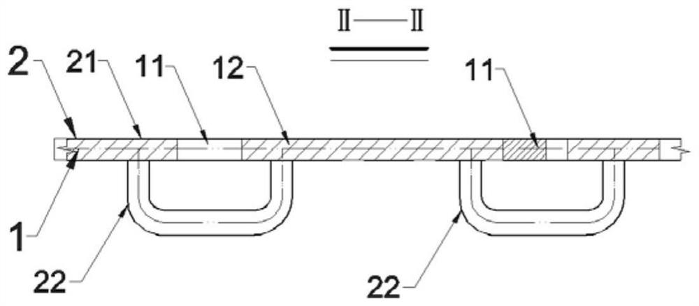 Medium-length hole ore matching type mining method for steeply inclined thin vein