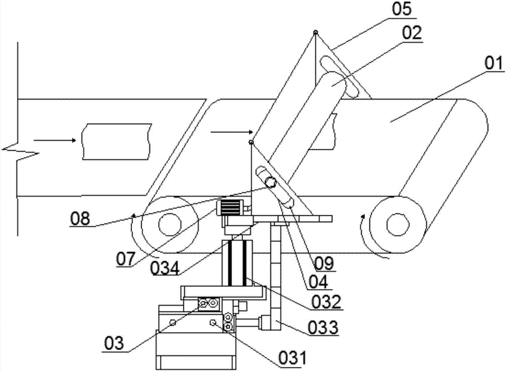 Exhausting device used for improving exhausting quality of packaging bag