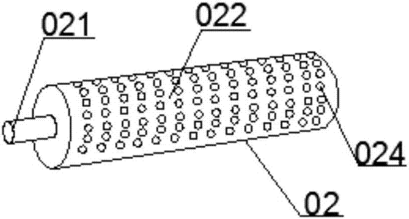 Exhausting device used for improving exhausting quality of packaging bag