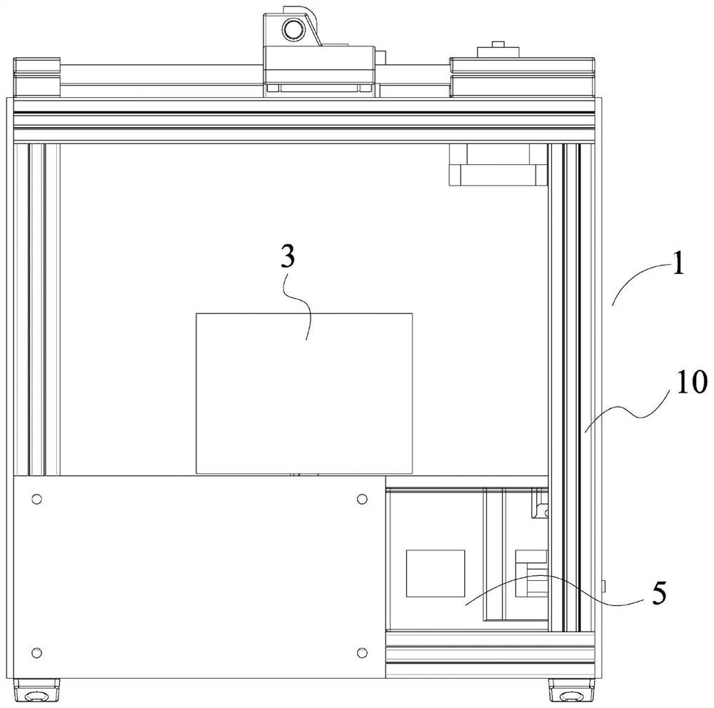 Bacterial colony height scanning imaging device, and automatic bacterial colony counting equipment and method capable of distinguishing atypical bacterial colonies