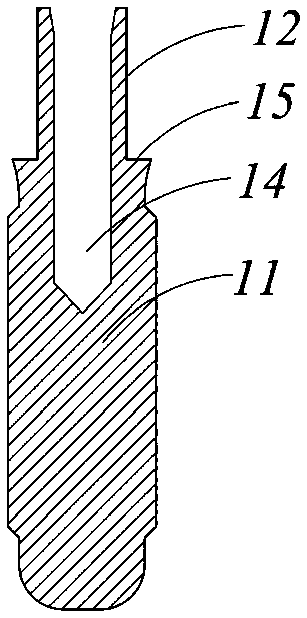 Detachable soft tissue horizontal implant and dental implant system with same