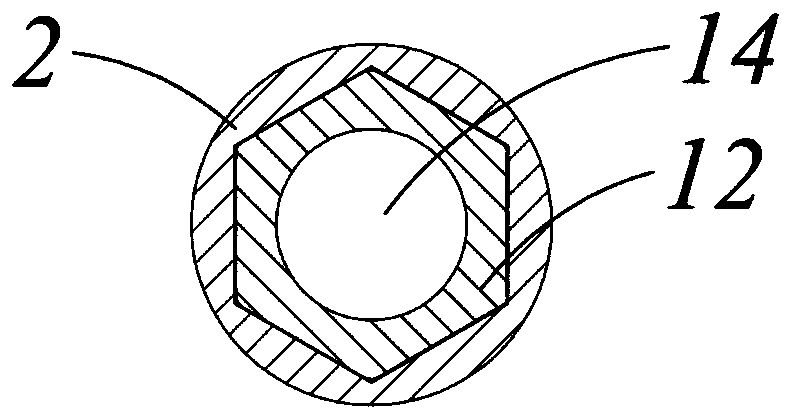 Detachable soft tissue horizontal implant and dental implant system with same