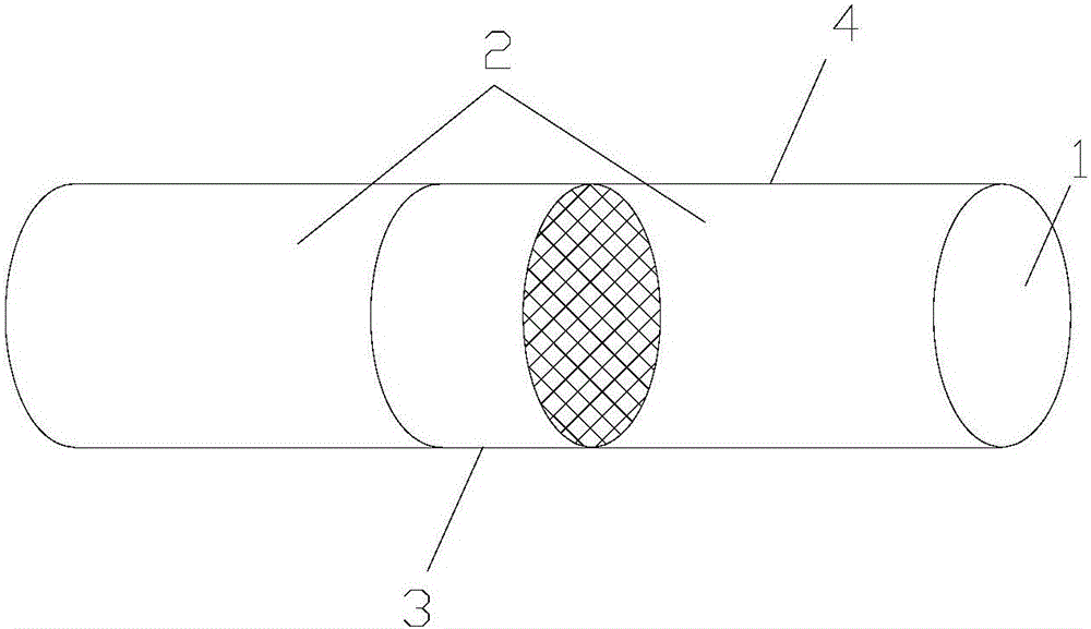 Filter stick containing load licorice extract filter screen sheets