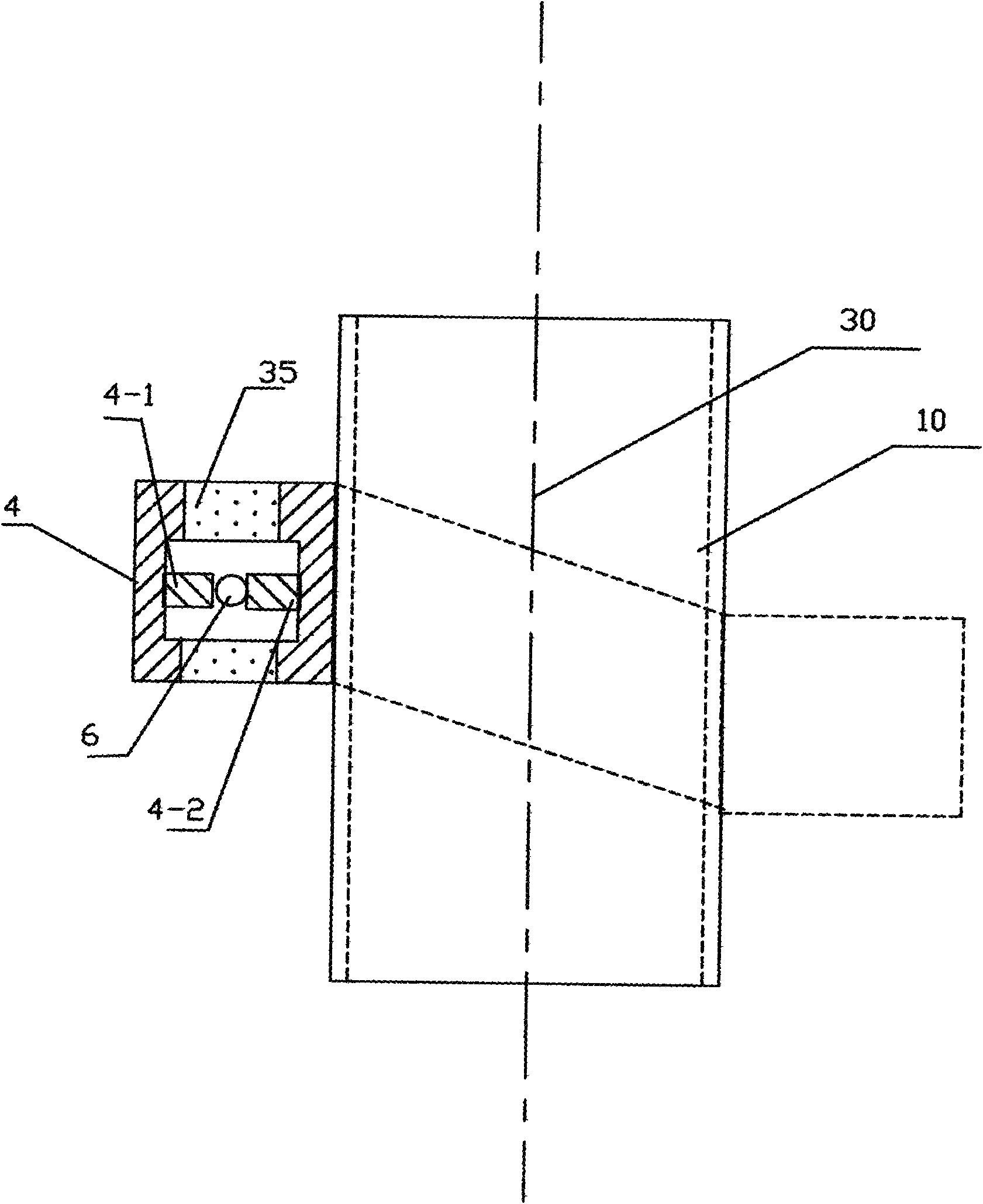 Optical fiber type non-invasive pipeline pressure sensor