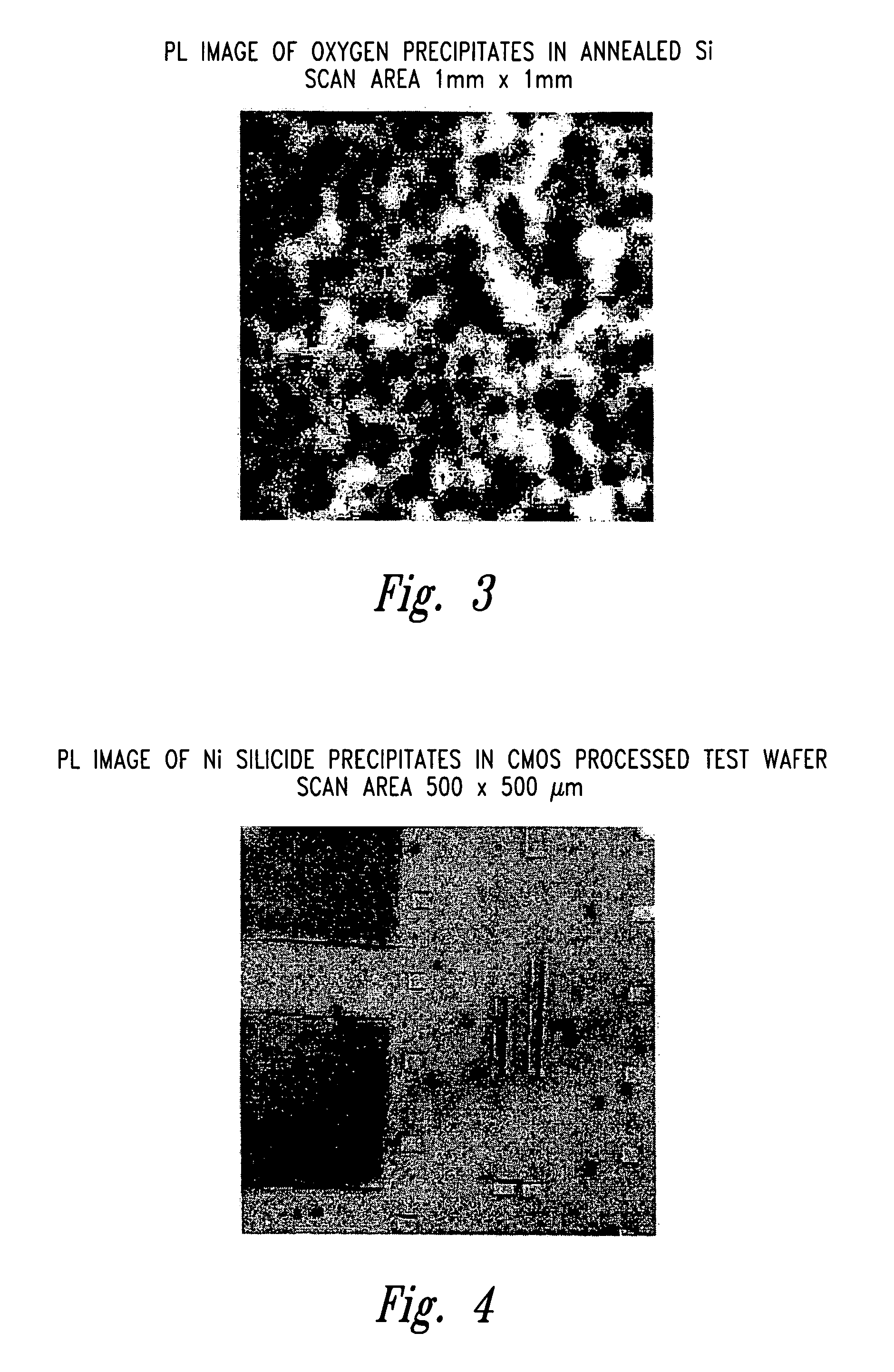 Micro defects in semi-conductors