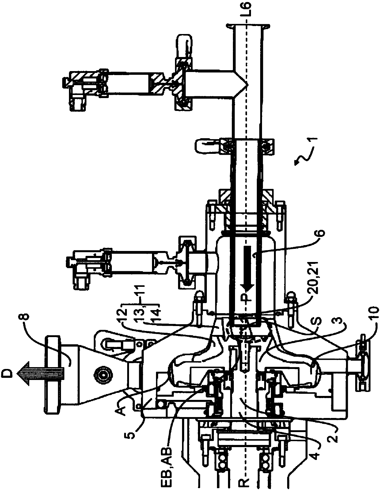 Device and method for dispersing at least one substance in a fluid