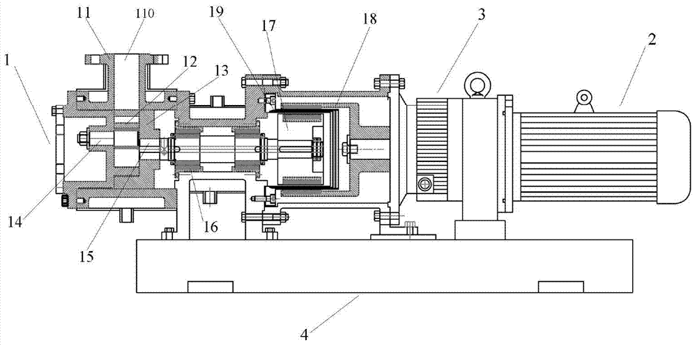 A transfer pump for conveying solid-liquid mixture materials