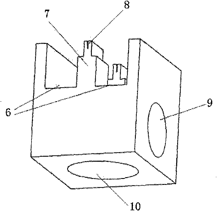 Strain measurement method based on light transmission measuring technology and device thereof