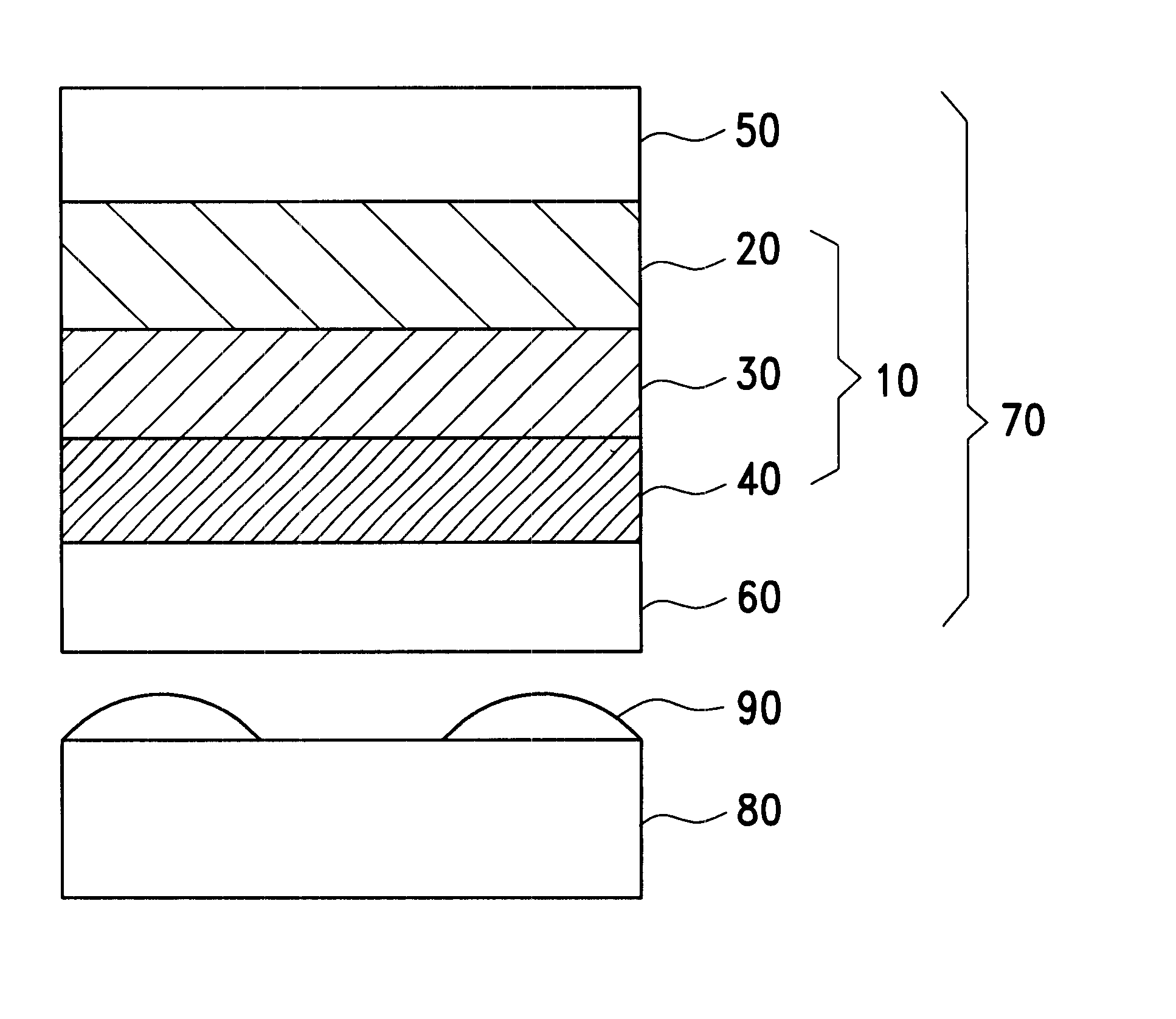 Support film for a transparent conductive thin film