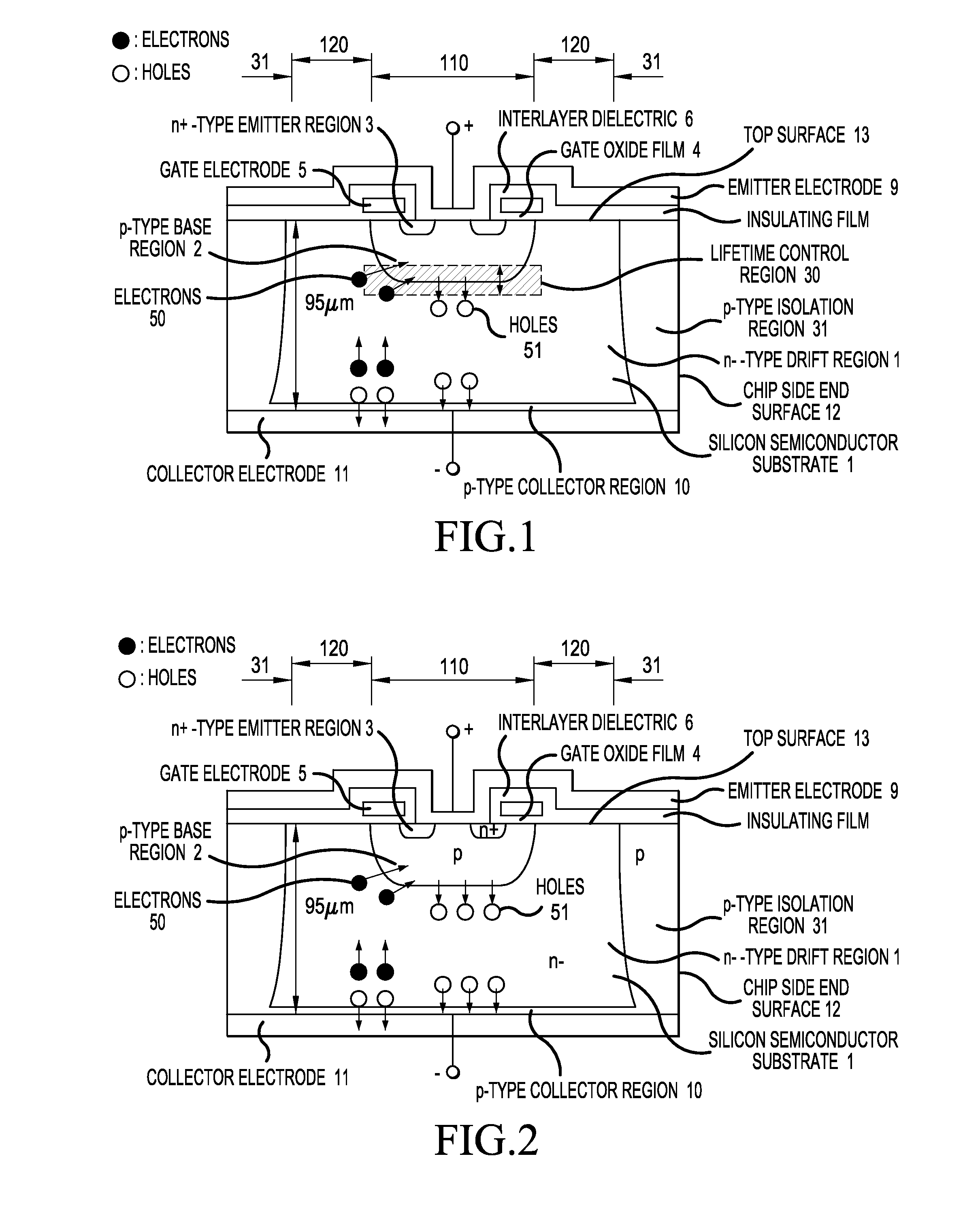 Reverse blocking mos semiconductor device and manufacturing method thereof