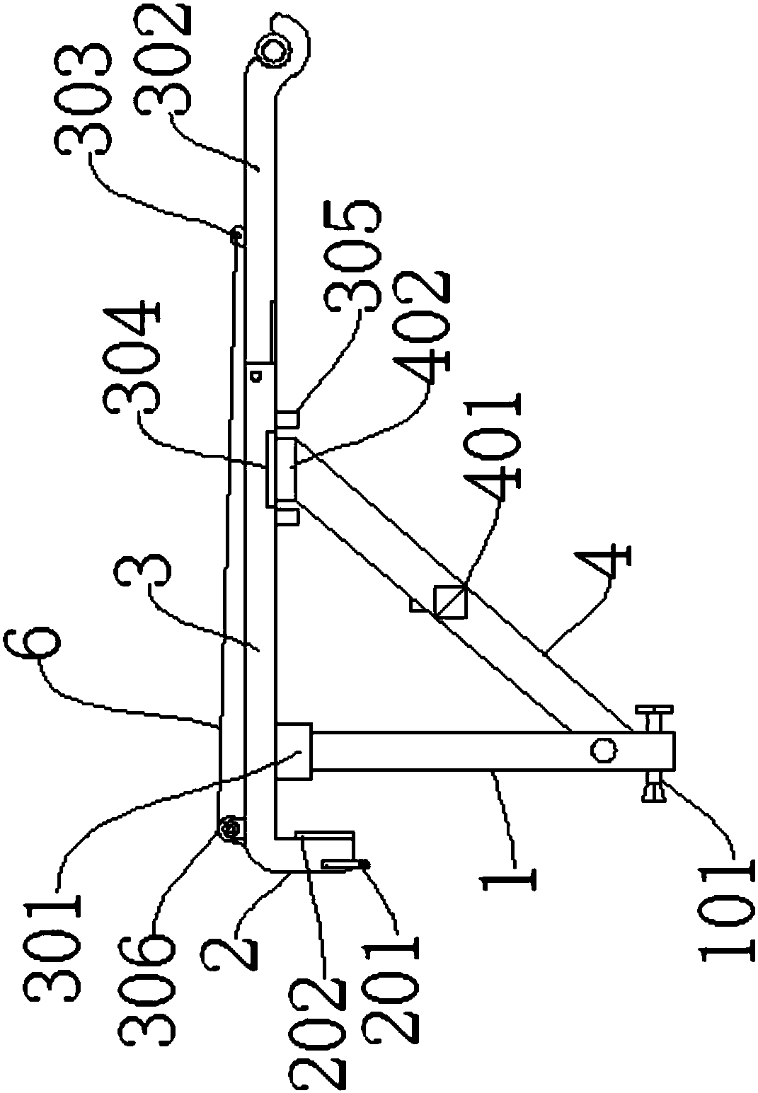 Domestic outdoor laundry rack facilitating storage