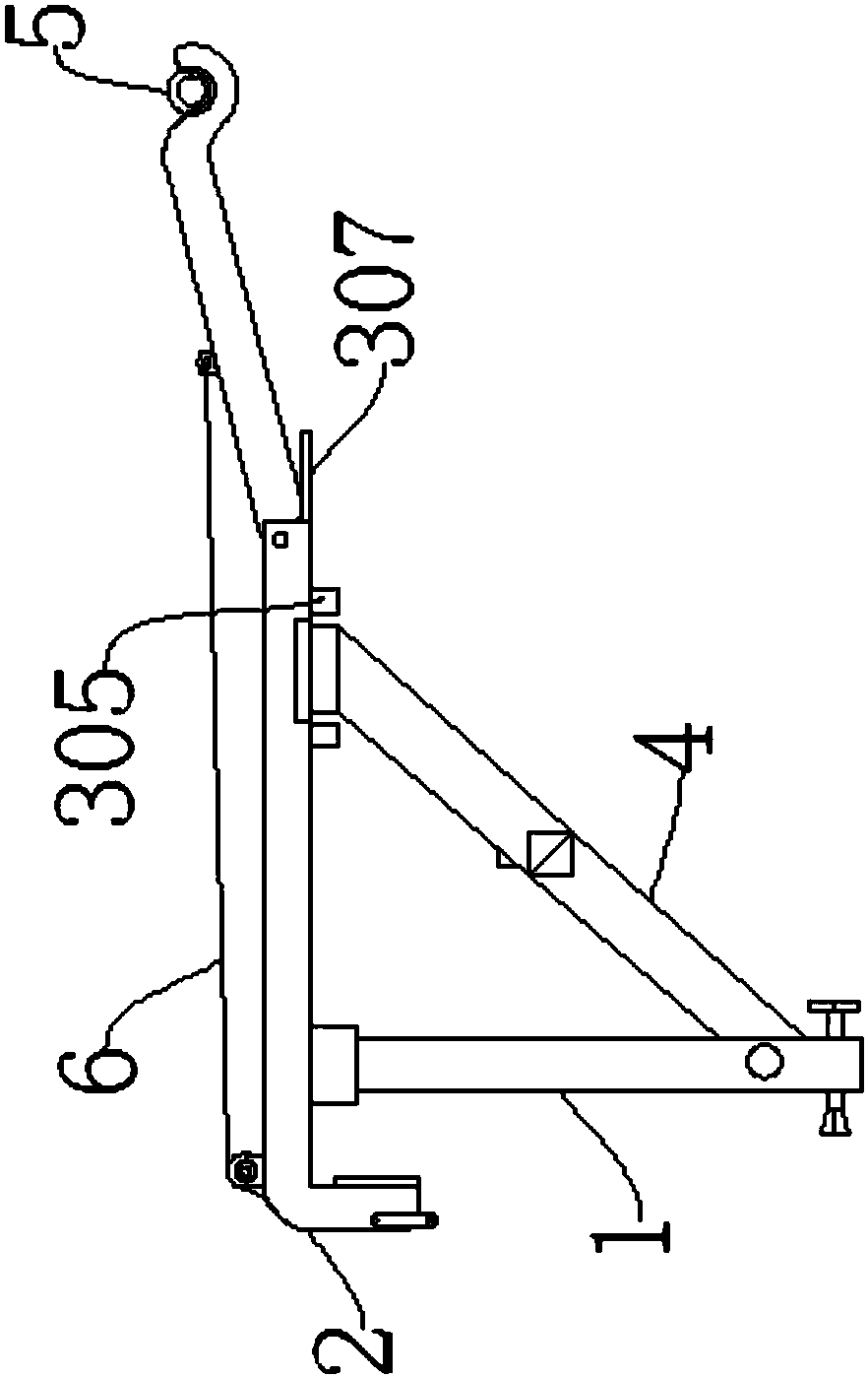 Domestic outdoor laundry rack facilitating storage