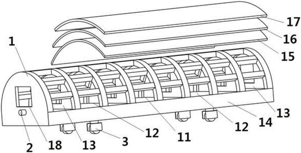 Detachable moveable mining lifesaving cabin