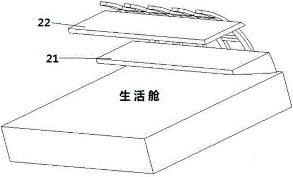 Detachable moveable mining lifesaving cabin