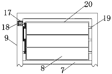 Energy-saving type outdoor electrical cabinet