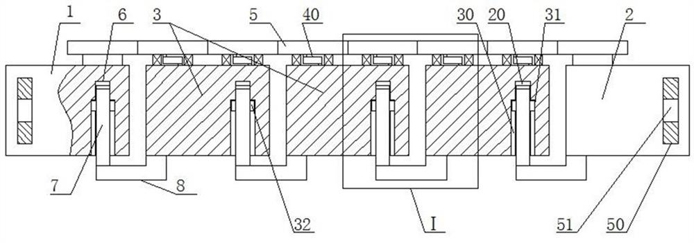 A self-adaptive clip joint clamping device