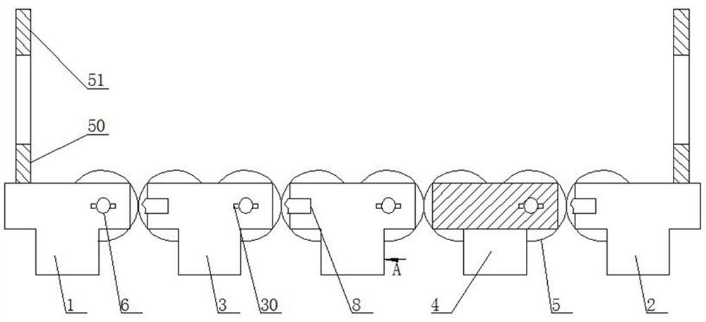 A self-adaptive clip joint clamping device