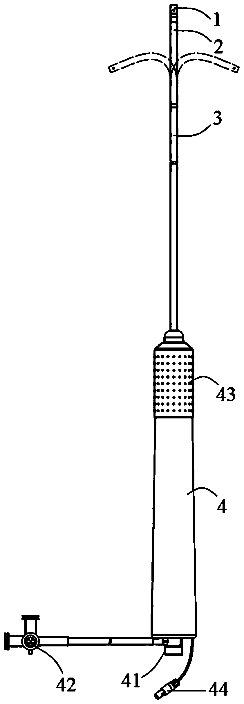 Guiding sheathing canal, catheter and oval nest detection method for inter-atrial septal puncture