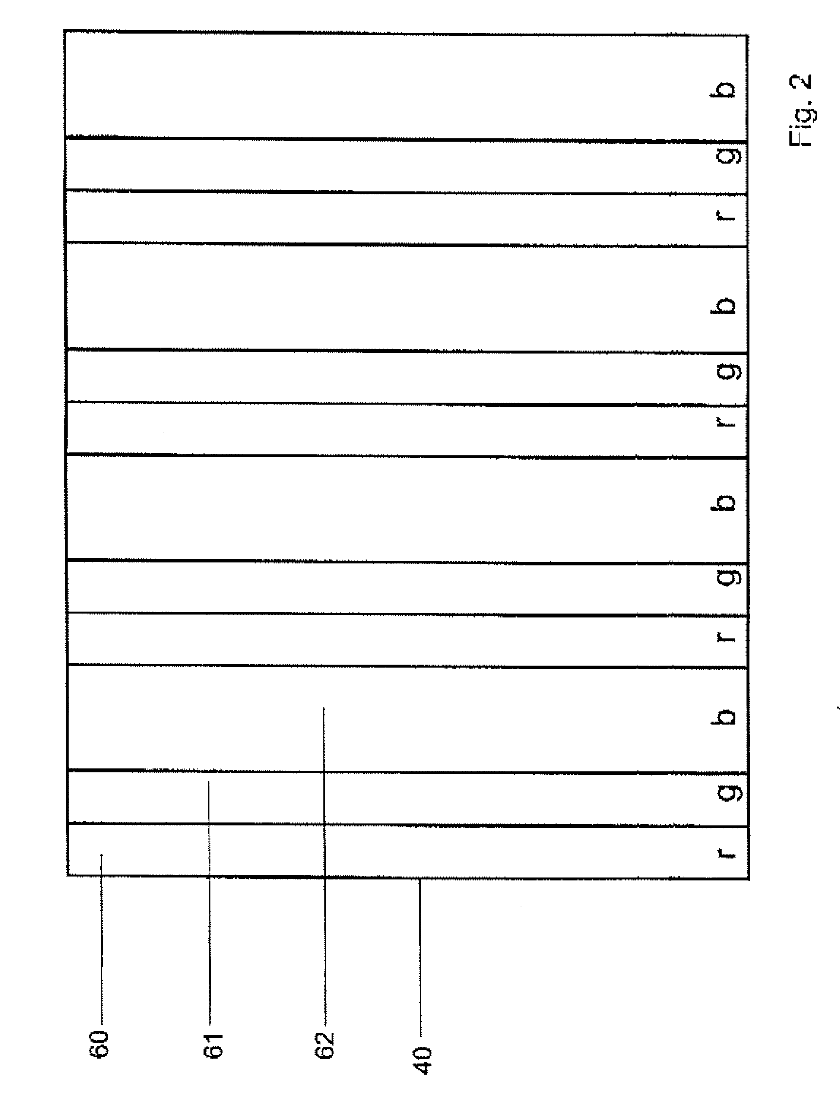 Light-Emitting Component with an Arrangement of Electrodes