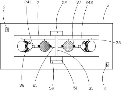 Hot pot with rotating structure