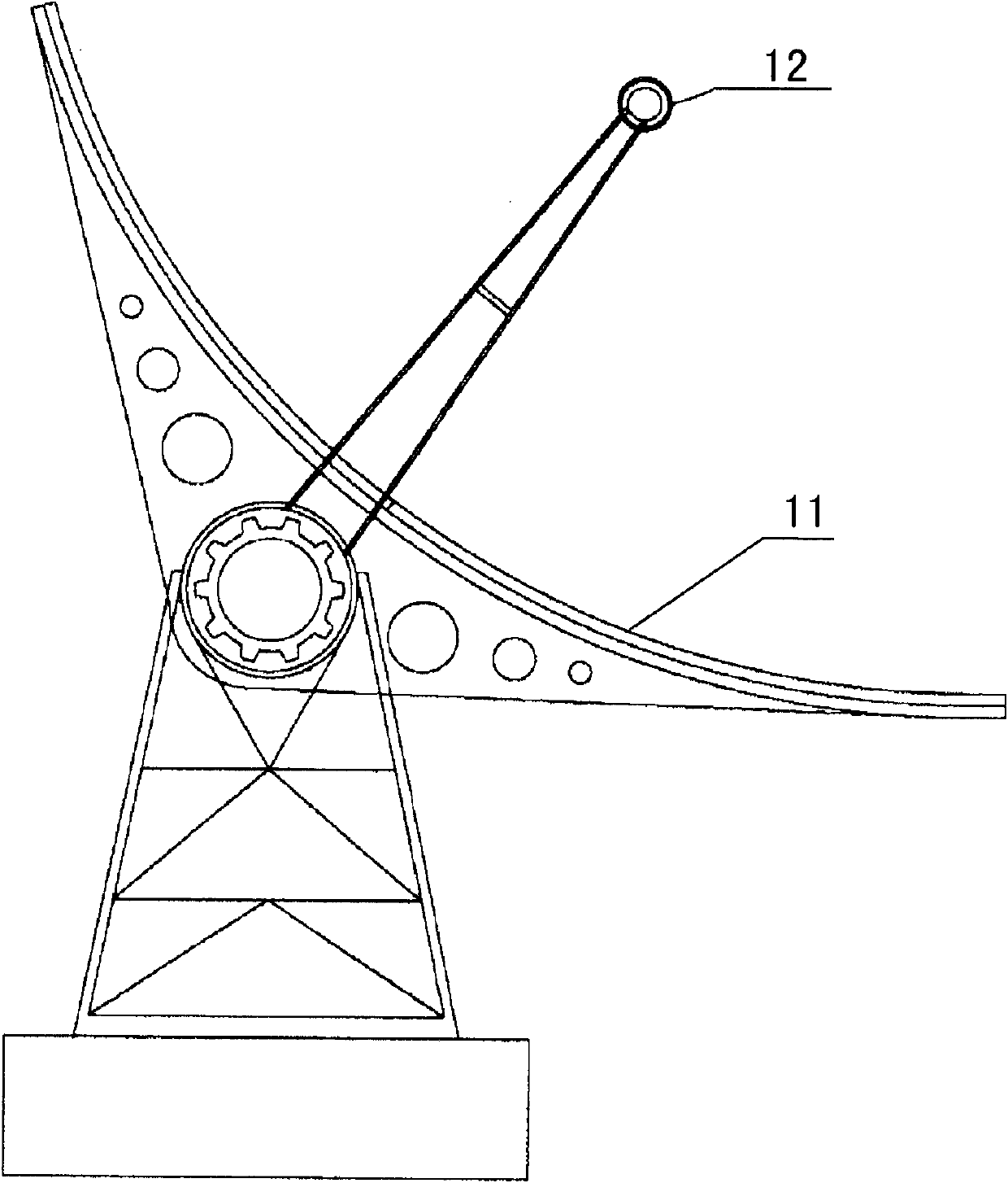 All-weather solar heat power generation system with peak regulation function