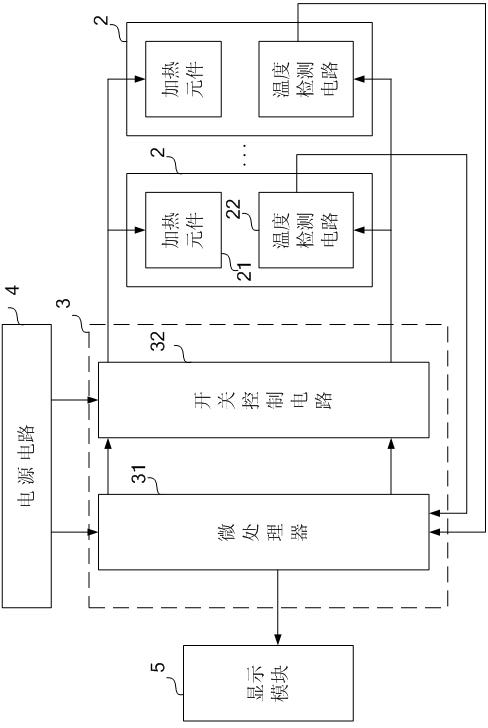 Subsection type liquid level measuring module