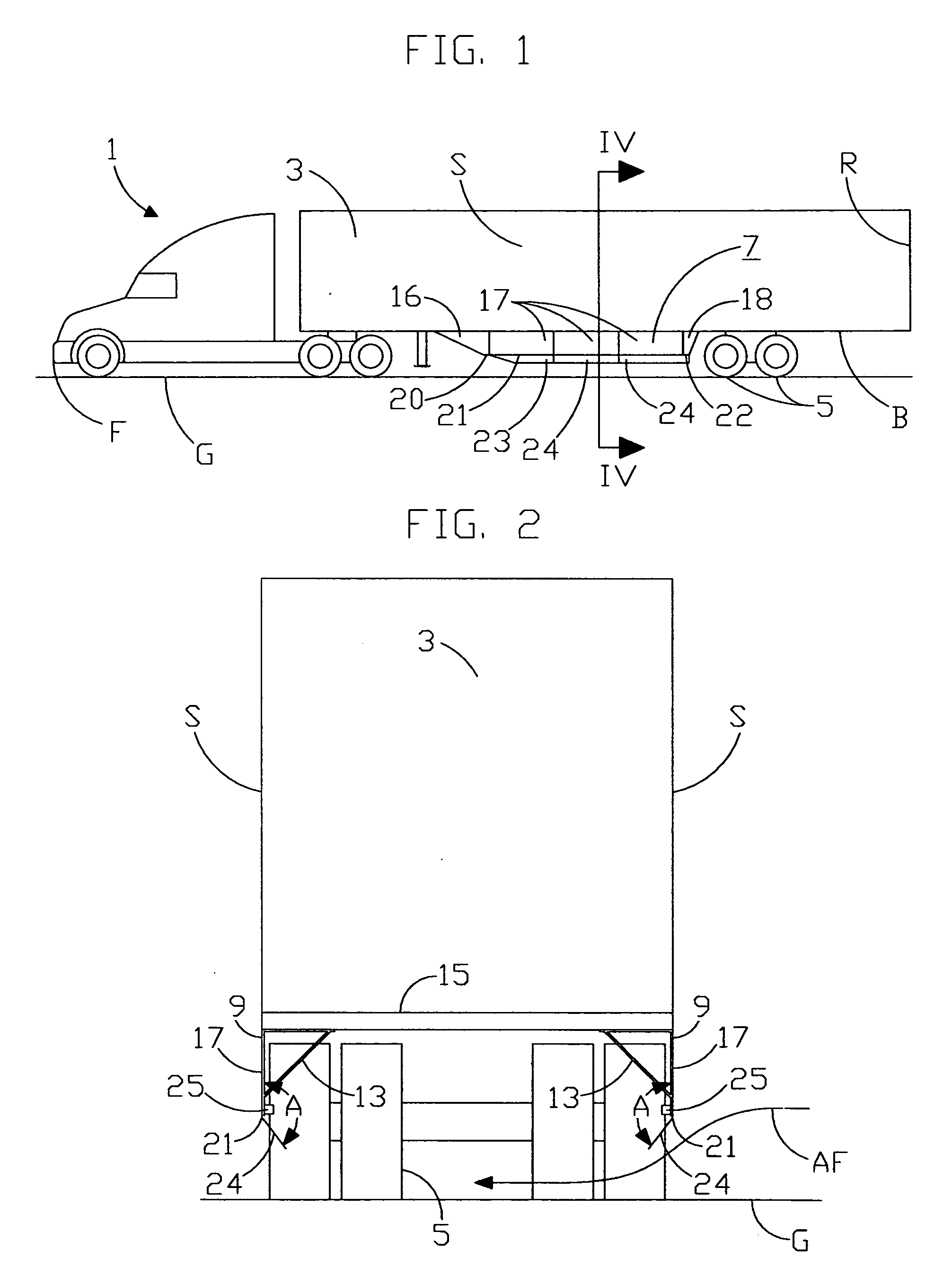 Device for reducing vehicle aerodynamic resistance