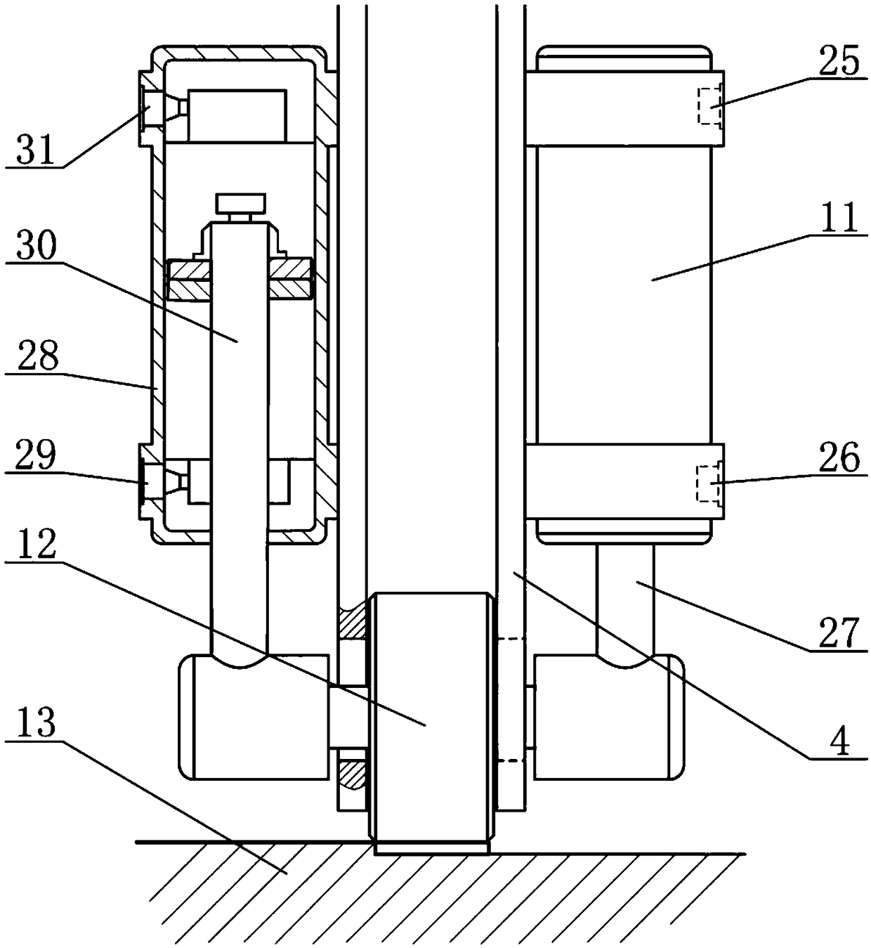 Thermoplastic composite material automatic placement device and method thereof