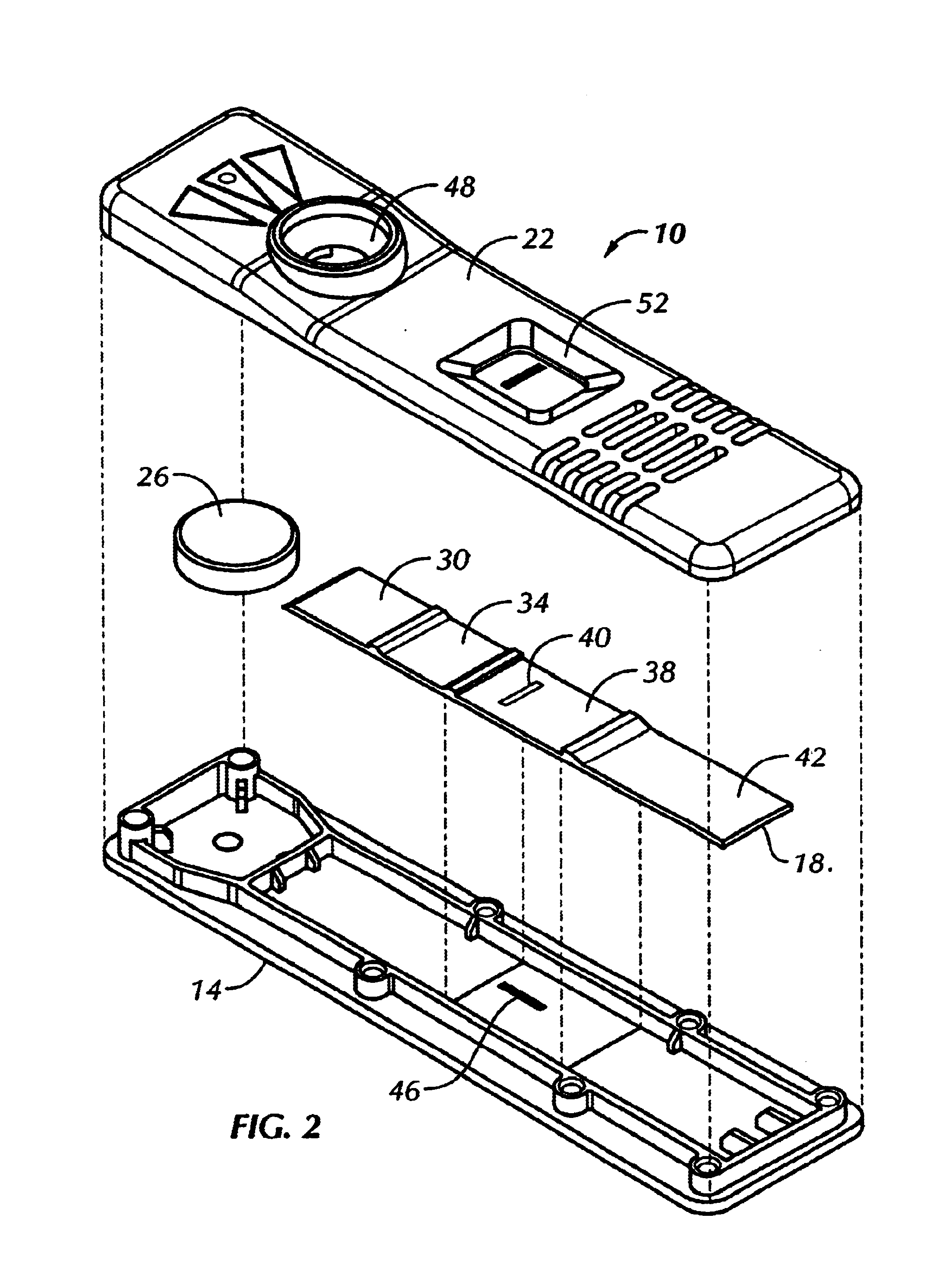 Method for adding an apparent non-signal line to a lateral flow assay