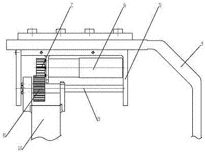 Crankshaft follow-up grinding online measuring instrument