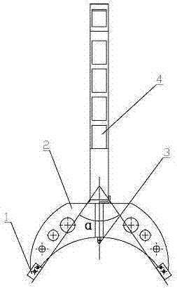 Crankshaft follow-up grinding online measuring instrument