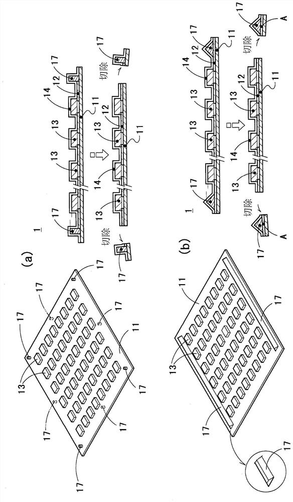 Surface light emitter and production method therefor