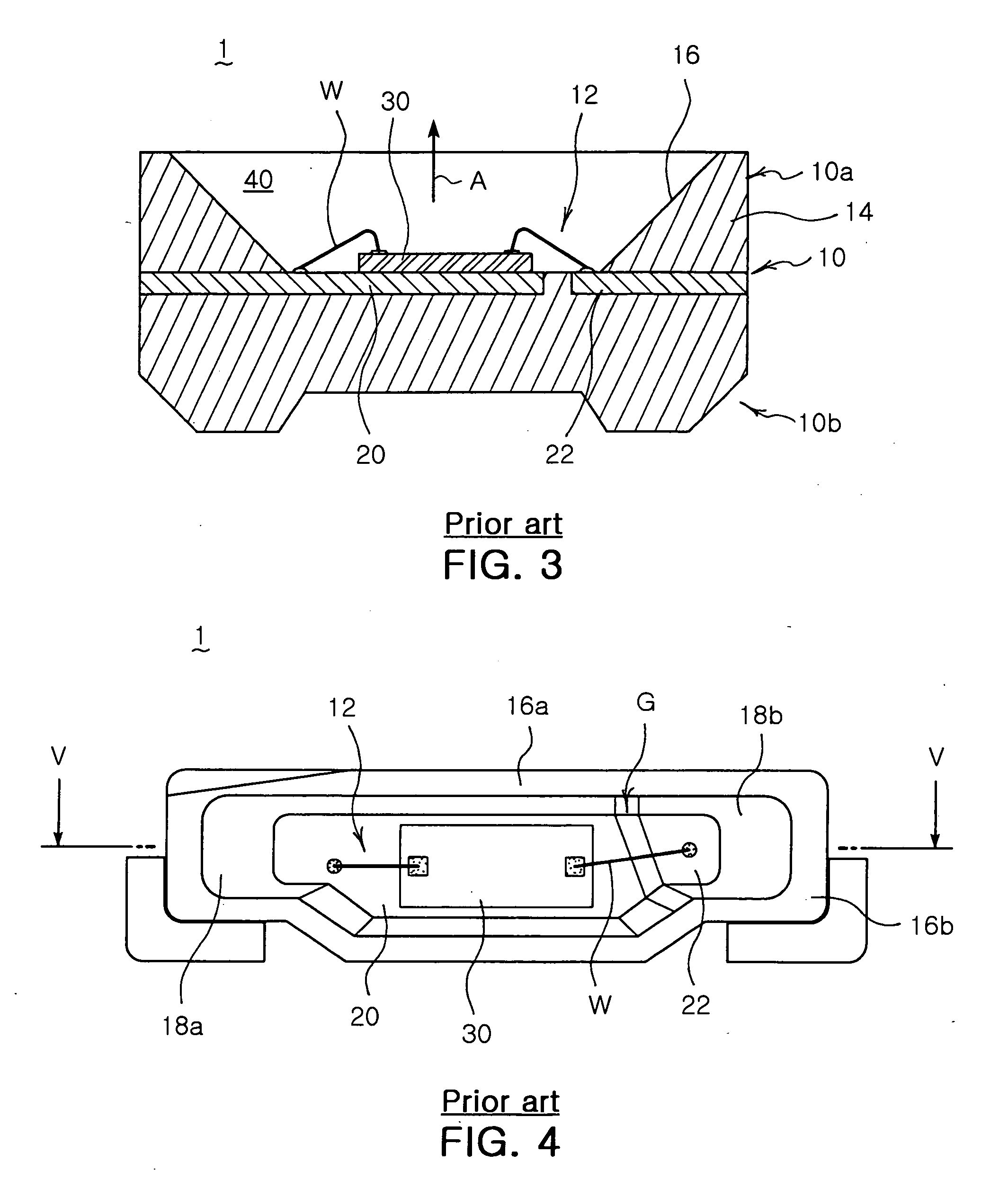 Side-view light emitting diode having improved side-wall reflection structure