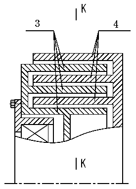 Stacked type permanent magnet speed controller