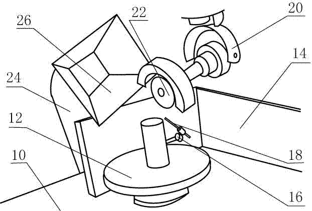 Gear chamfering device