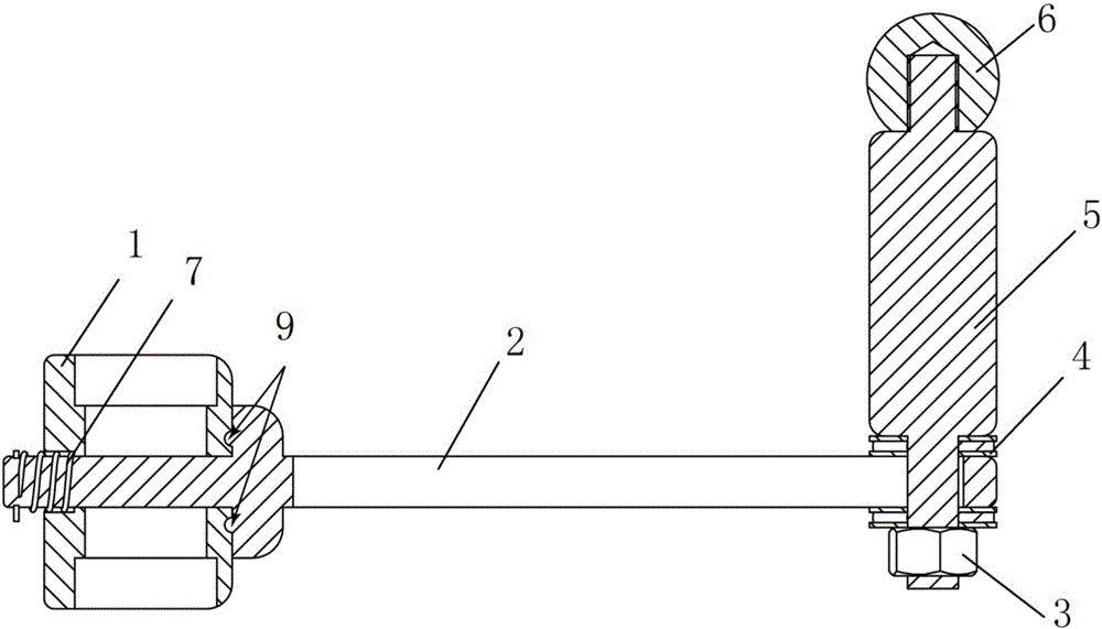 Special wrench for high-voltage line inspection robot operation