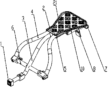 Intelligent electric vehicle luggage rack