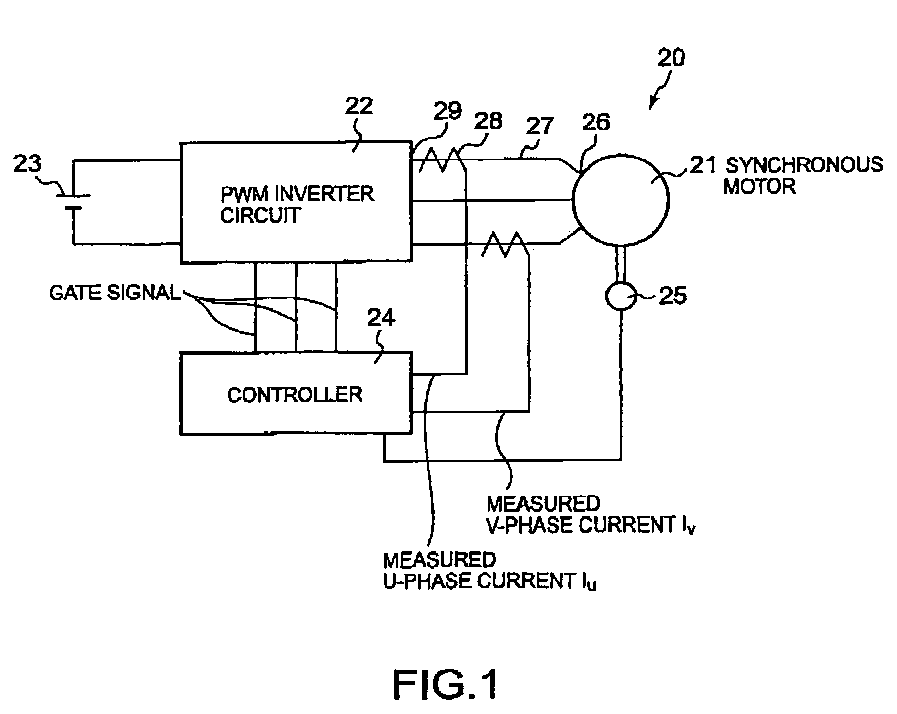 Synchronous motor control method and synchronous motor control system