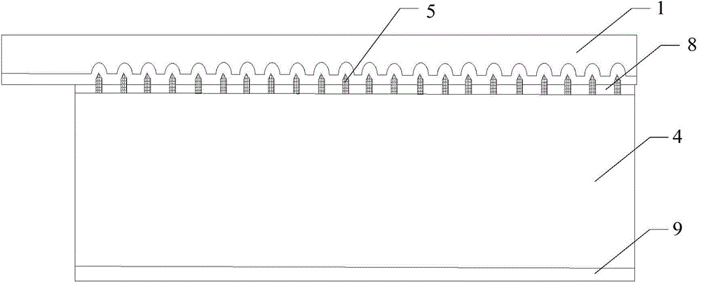 Screen mesh array conducting film, solar cell and preparation method thereof