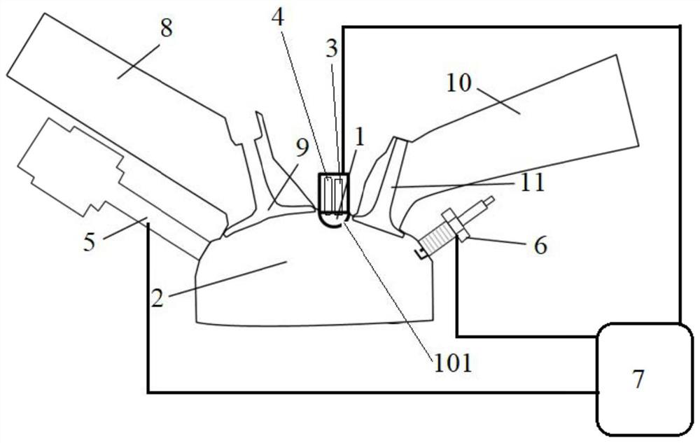 Dual-fuel active pre-combustion chamber engine and vehicle