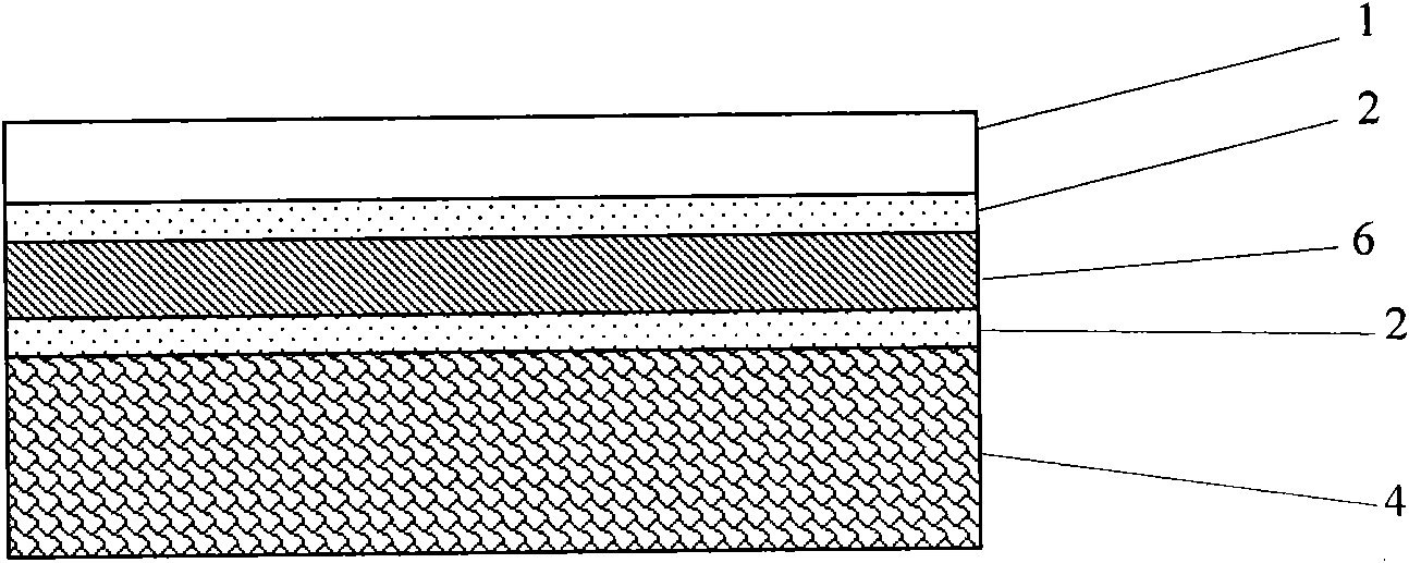 Tremolite jade laminated composite material and method for producing same